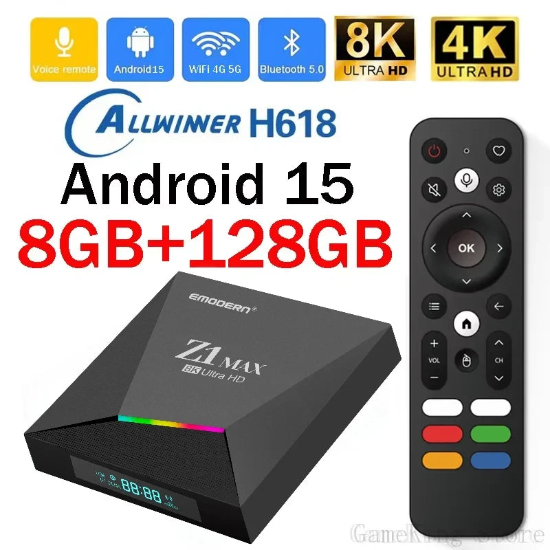 Android 15 IPTV Streaming TV Box