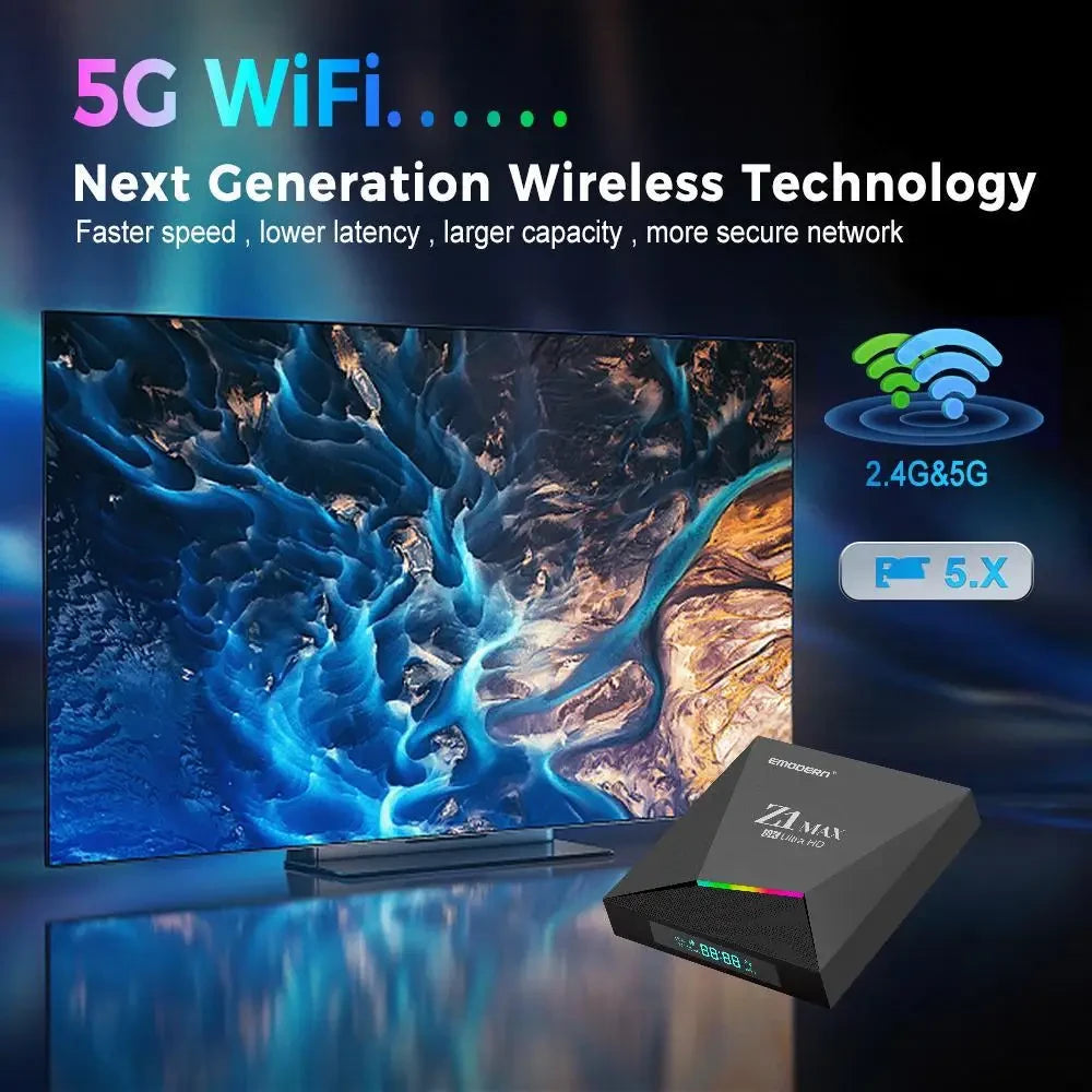 Android 15 IPTV Streaming TV Box