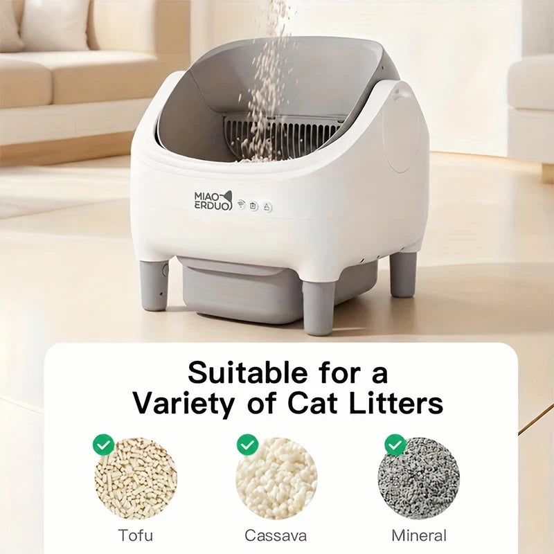 Self Cleaning Open Smart Cat Litter Box