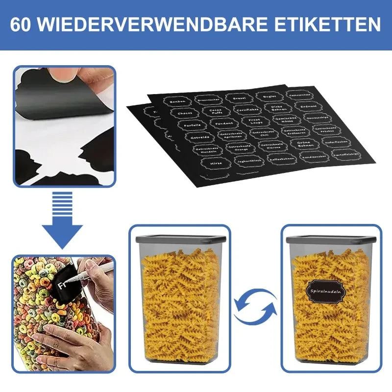 Airtight Pantry Storage Container Set