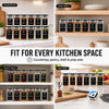 Glass Spice Jar Set