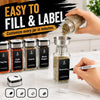 Glass Spice Jar Set
