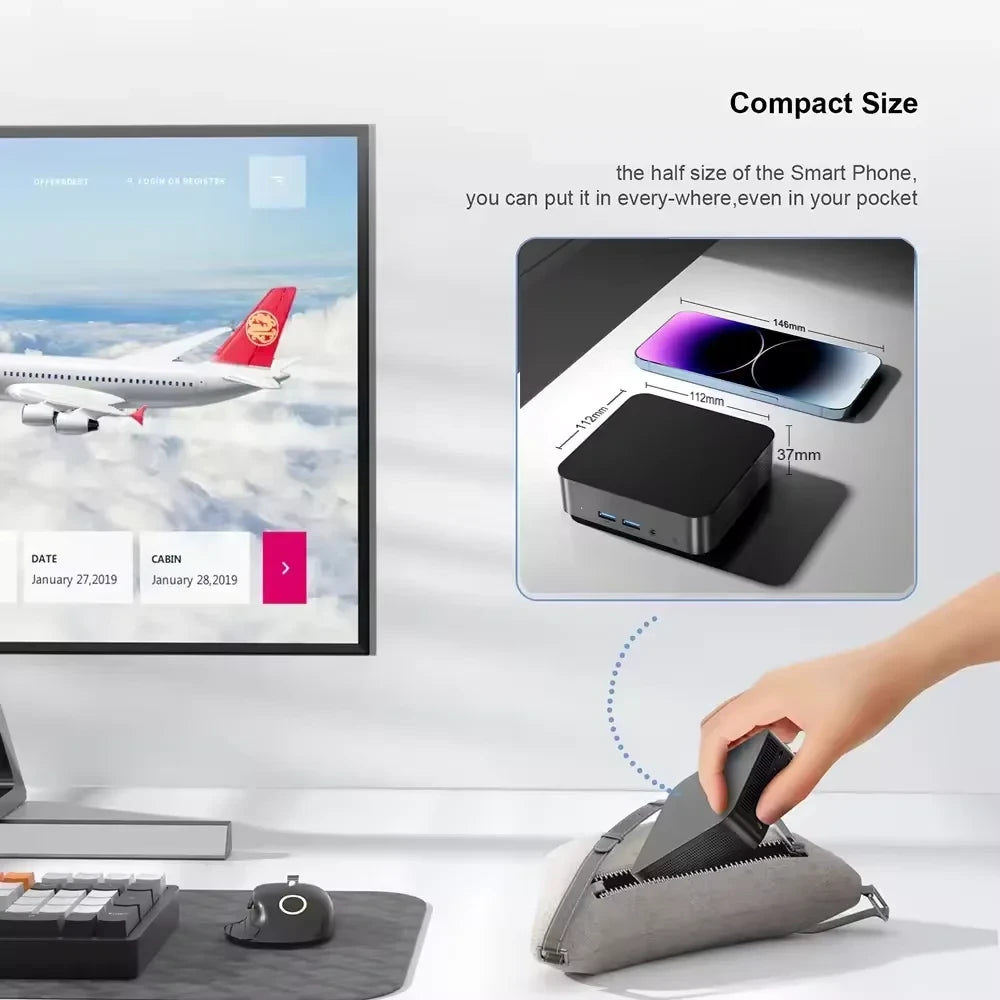 Compact Intel Core Mini Desktop Computer