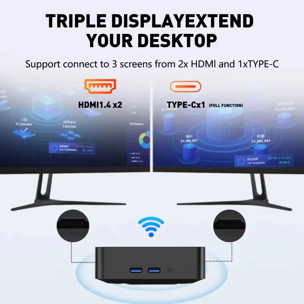 Compact Intel Core Mini Desktop Computer