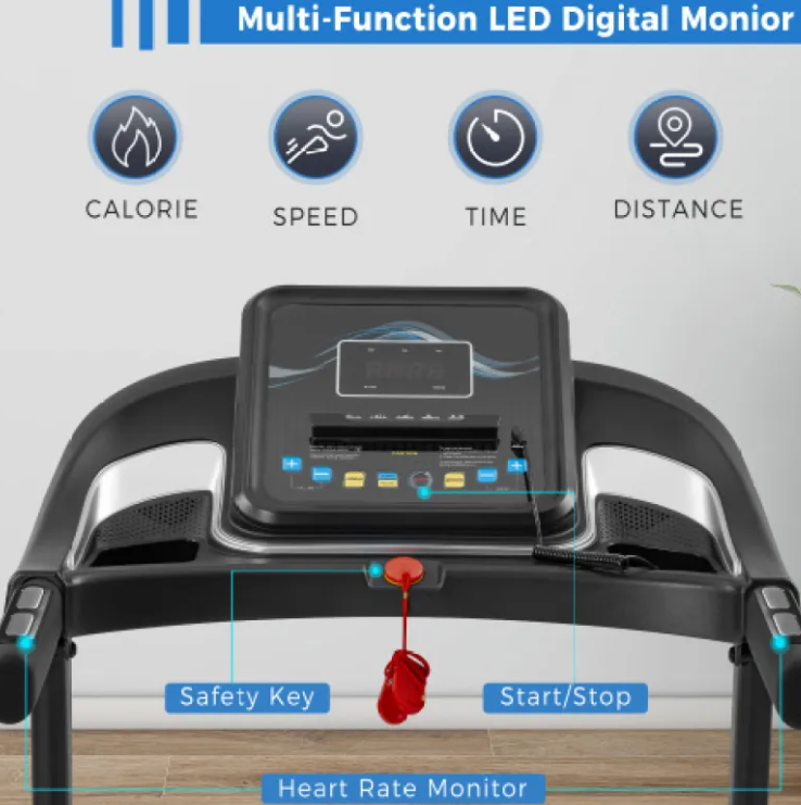Sleek Foldable Running Machine