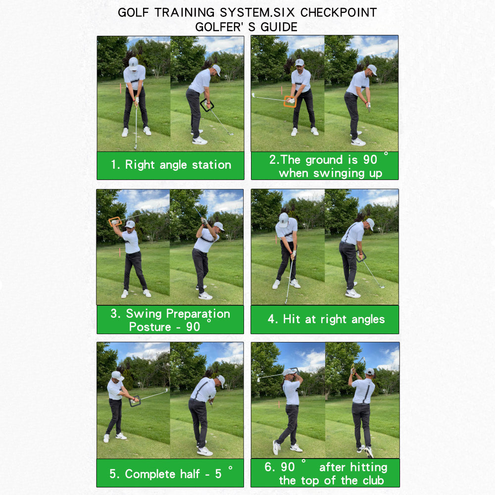 Compact Golf Swing Aid for Precision Training