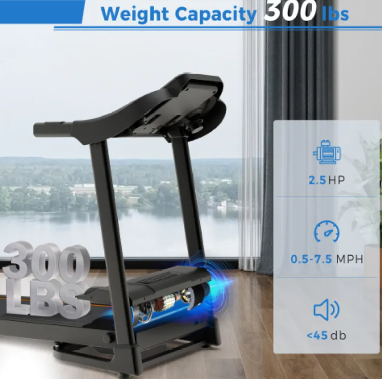 Sleek Foldable Running Machine