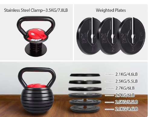 FlexiBell Adjustable Kettlebell Set