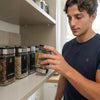 Glass Spice Jar Set
